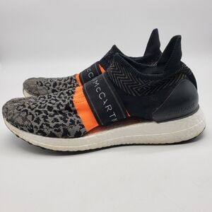 Adidas Stella McCartney women US 8 EU 40 Ultraboost 3D Knit Leopard black tan